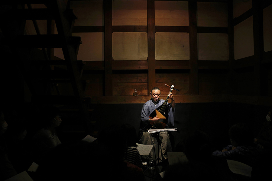 Kakushin Tomoyoshi Satsuma Biwa recital Nagori no HANA ICHI KAN